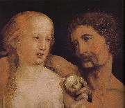 Hans Holbein Adam and Eve painting